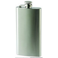 5 Oz. Slim Stainless Steel Rimless Flask w/ Brushed Finish